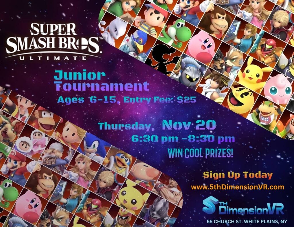 Super Smash Bros. Tournament Nov. 20th
